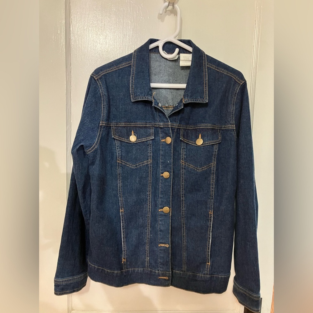 Women’s Vintage Levi’s Bend Over Dark Denim Jean Jacket